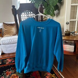 LONELY GHOST Vibrant Blue Crewneck Sweater
